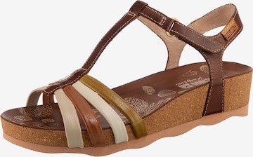 PIKOLINOS Sandale 'Mahon ' in Brown: front