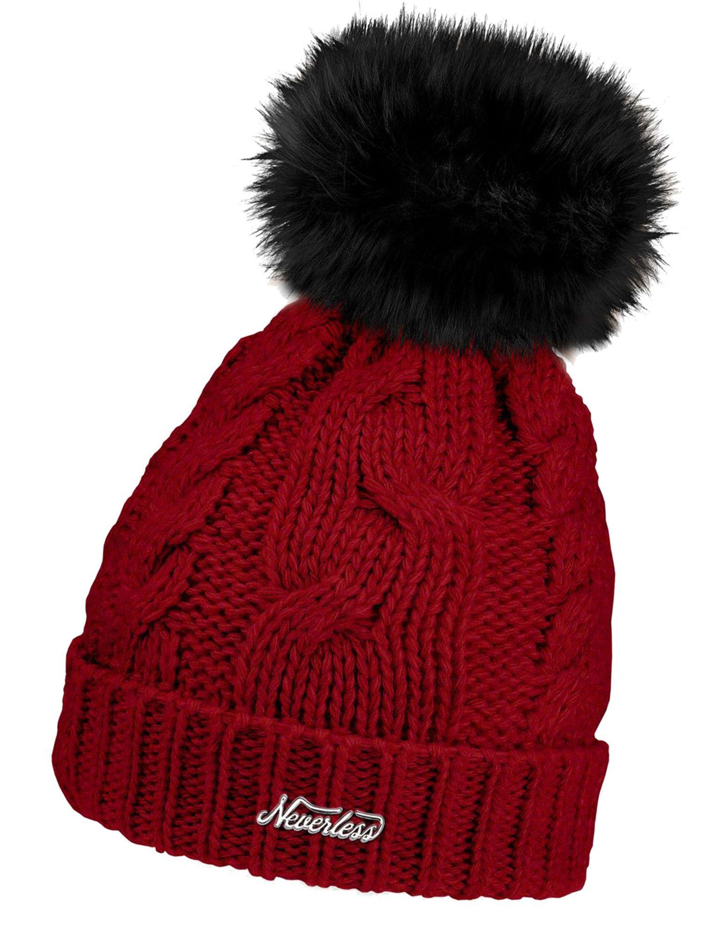 Neverless Beanie 'Model 2011' in Red: front