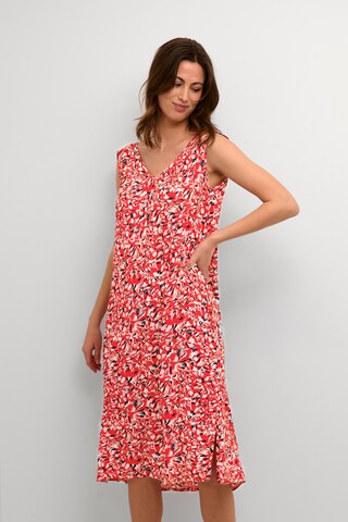 Kaffe Summer Dress 'Lina' in Red: front