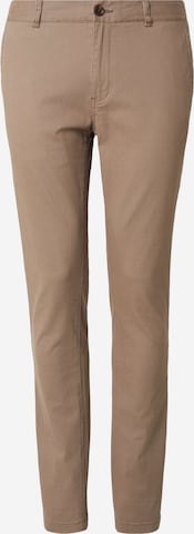 SCOTCH & SODA Slimfit Chinohousut 'Seasonal Сore' värissä ruskea: etupuoli