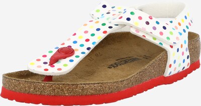 BIRKENSTOCK Sandale 'Kairo' in mischfarben / weiß, Produktansicht