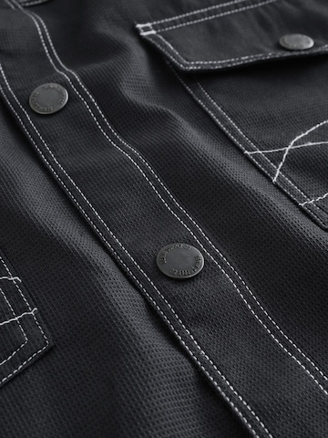 Next Regular fit Button Up Shirt in Black