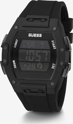 GUESS Digital Watch ' PHOENIX ' in Black: front