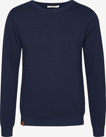 Sweat-shirt GREENBOMB en bleu : devant