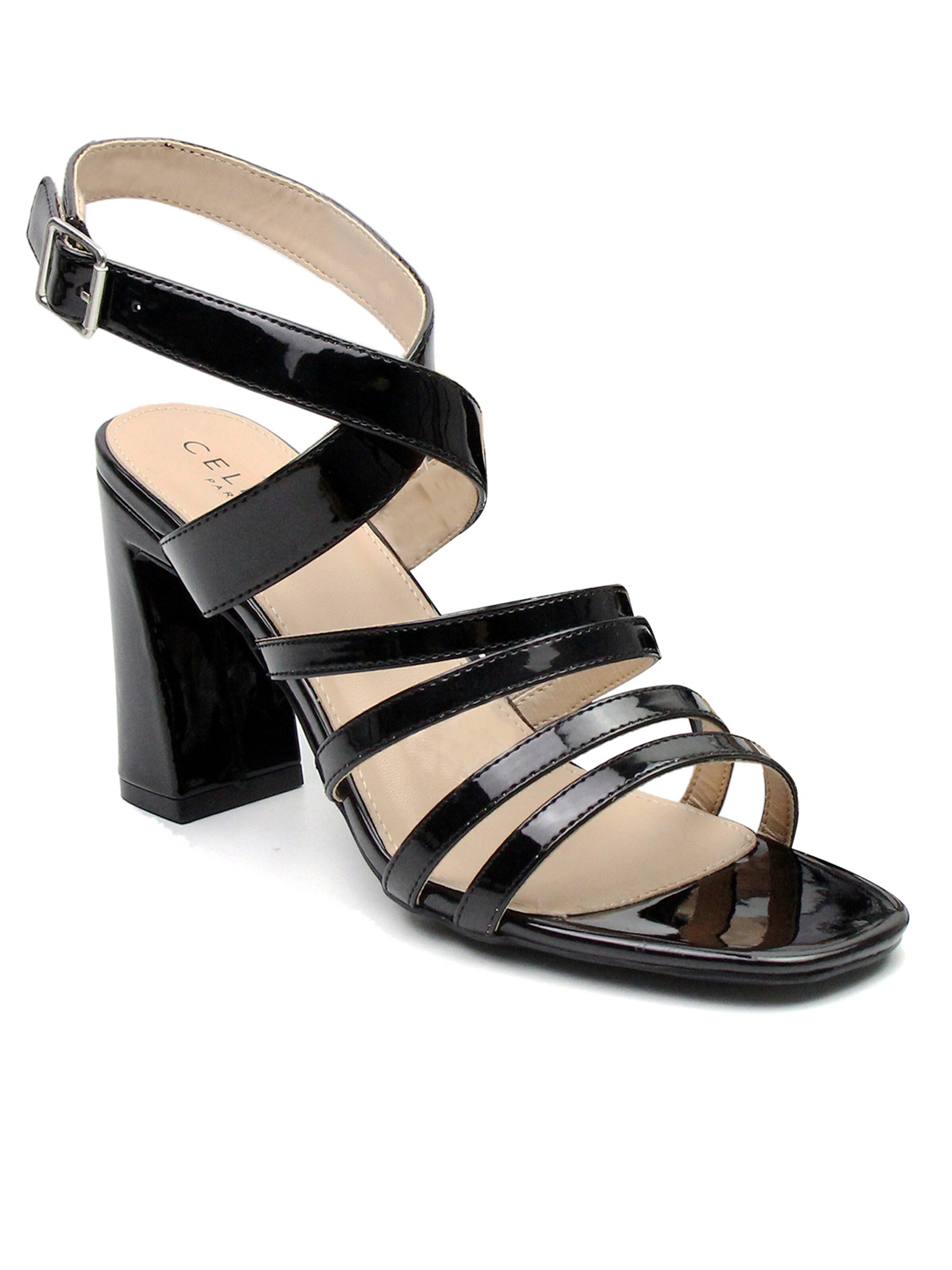 Celena Remienkové sandále 'Cecily' - Čierna