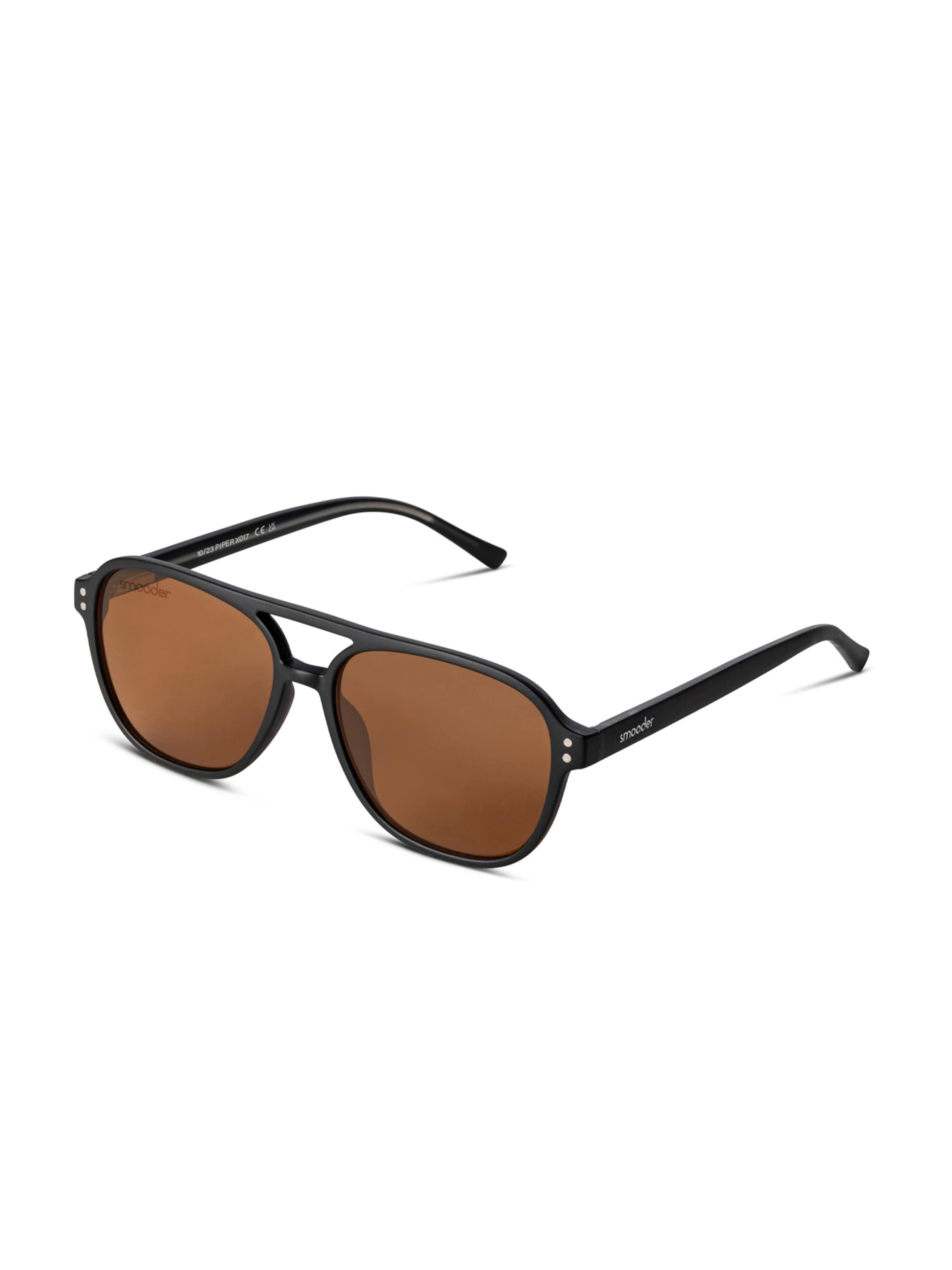 Smooder Sonnenbrille 'Piper Sun'‌‌‌ in Schwarz: Vorderseite