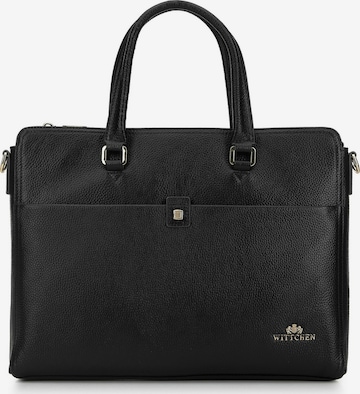 Sac d’ordinateur portable 'Elegance' Wittchen en noir : devant