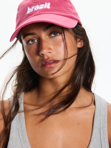 Pull&Bear Cap in Red