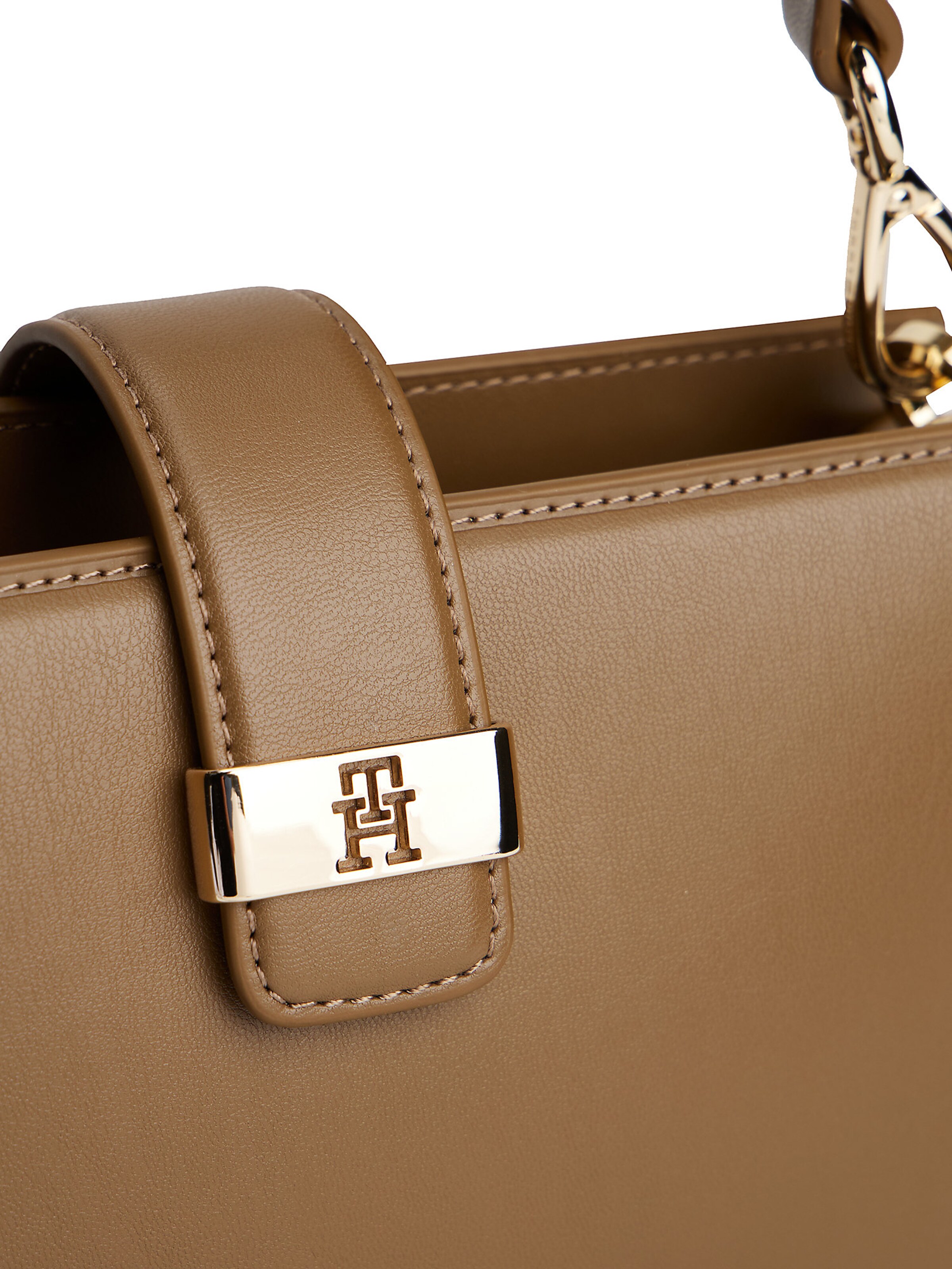 TOMMY HILFIGER Handbag 'Heritage' in Brown
