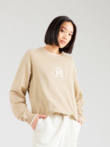 TOMMY HILFIGER - Sudadera en beige: frente