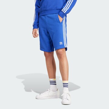 ADIDAS ORIGINALS Loose fit Trousers 'Adicolor' in Blue: front