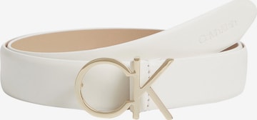 Ceinture Calvin Klein en beige : devant