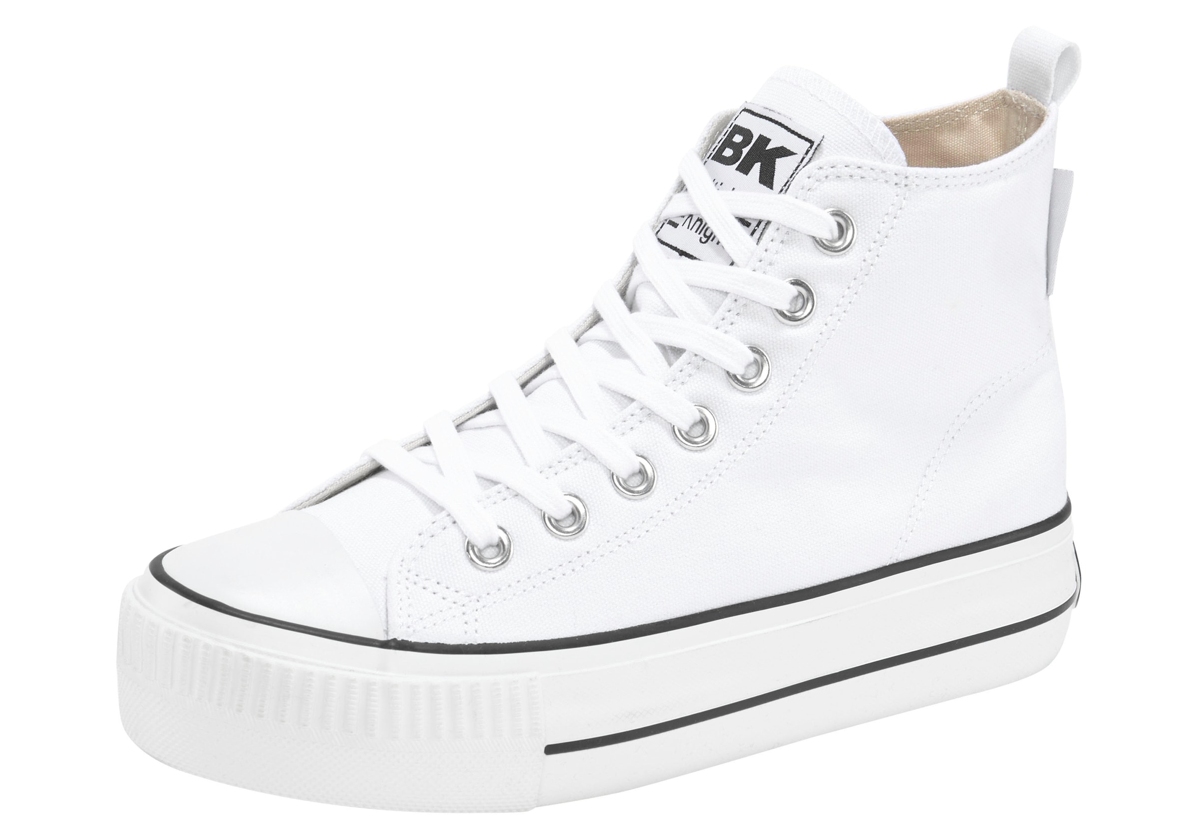 Baskets hautes 'Kaya' BRITISH KNIGHTS en blanc : devant