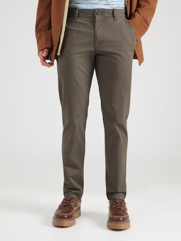 Marc O'Polo Slim fit Chino Pants in Green: front