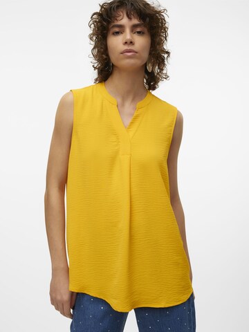 Chemisier 'VMELVA ' VERO MODA en jaune