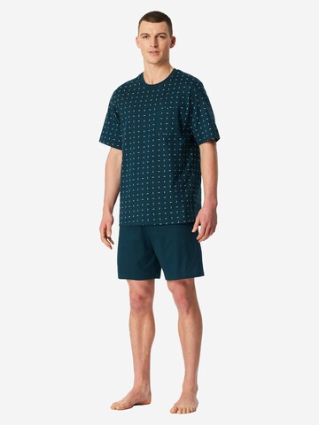 Pyjama court ' Comfort Essentials ' SCHIESSER en bleu
