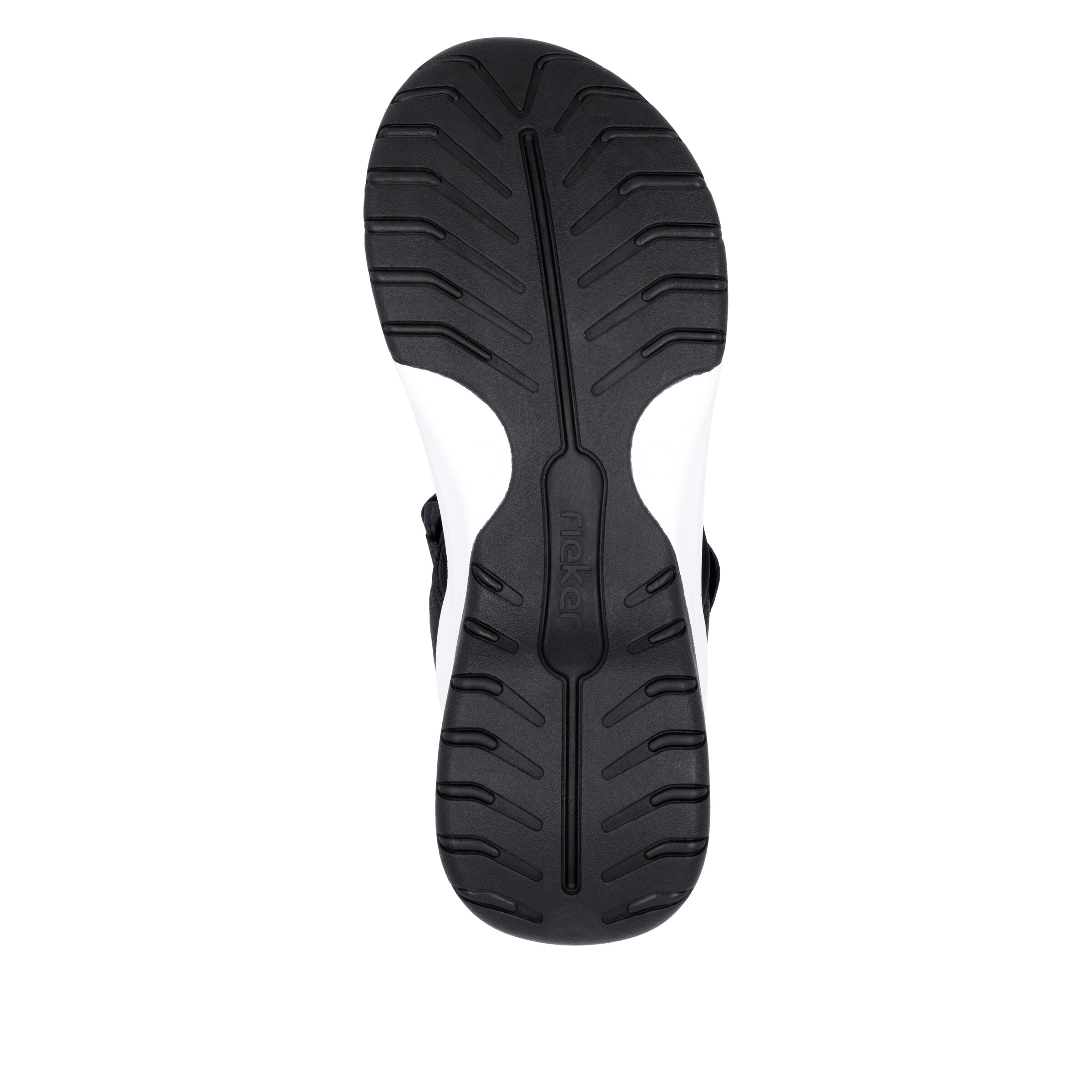 Rieker Sport Hiking Sandals in Black