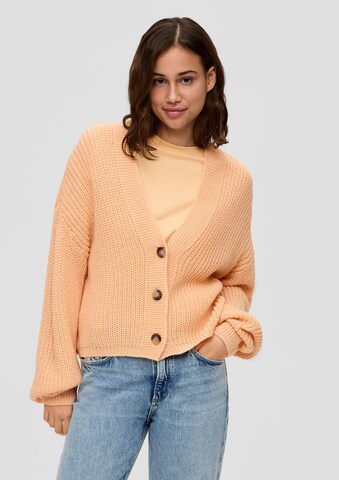 QS Cardigan i orange: forside