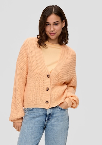 Cardigan QS en orange : devant