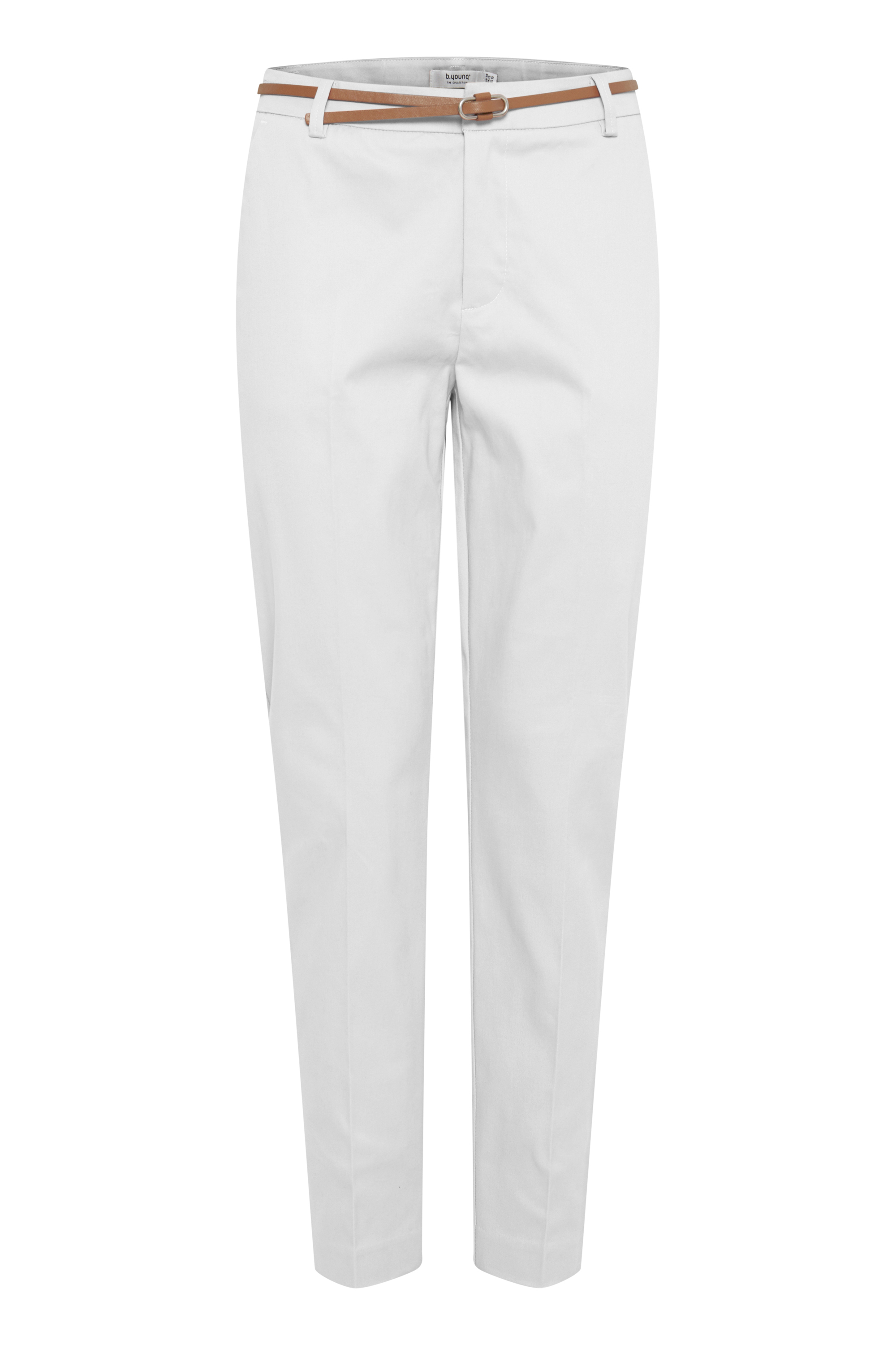 Taglie comode Donna b.young Pantaloni chino in Offwhite 