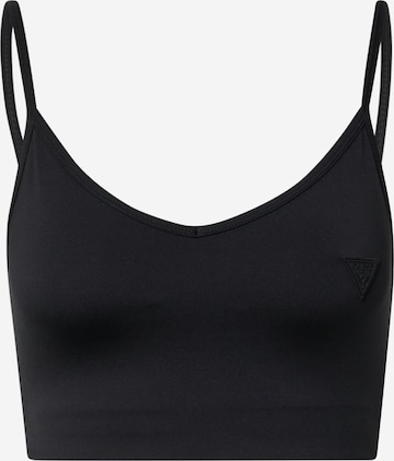 GUESS Bralette Sports Bra 'ANGELICA' in Black: front
