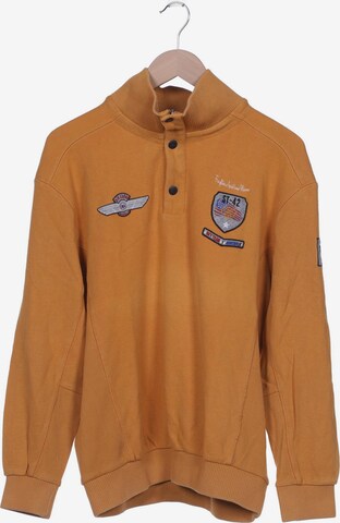 Engbers Sweatshirt & Zip-Up Hoodie in XL in Orange: front