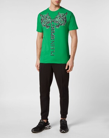 Maglietta 'Tiger' di Plein Sport in verde