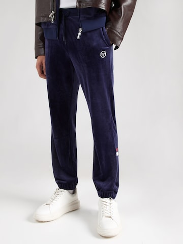 Sergio Tacchini Tapered Bukser 'Dallas 024' i blå: forside