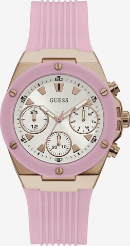 GUESS Analoog horloge 'Athena' in Roze: voorkant