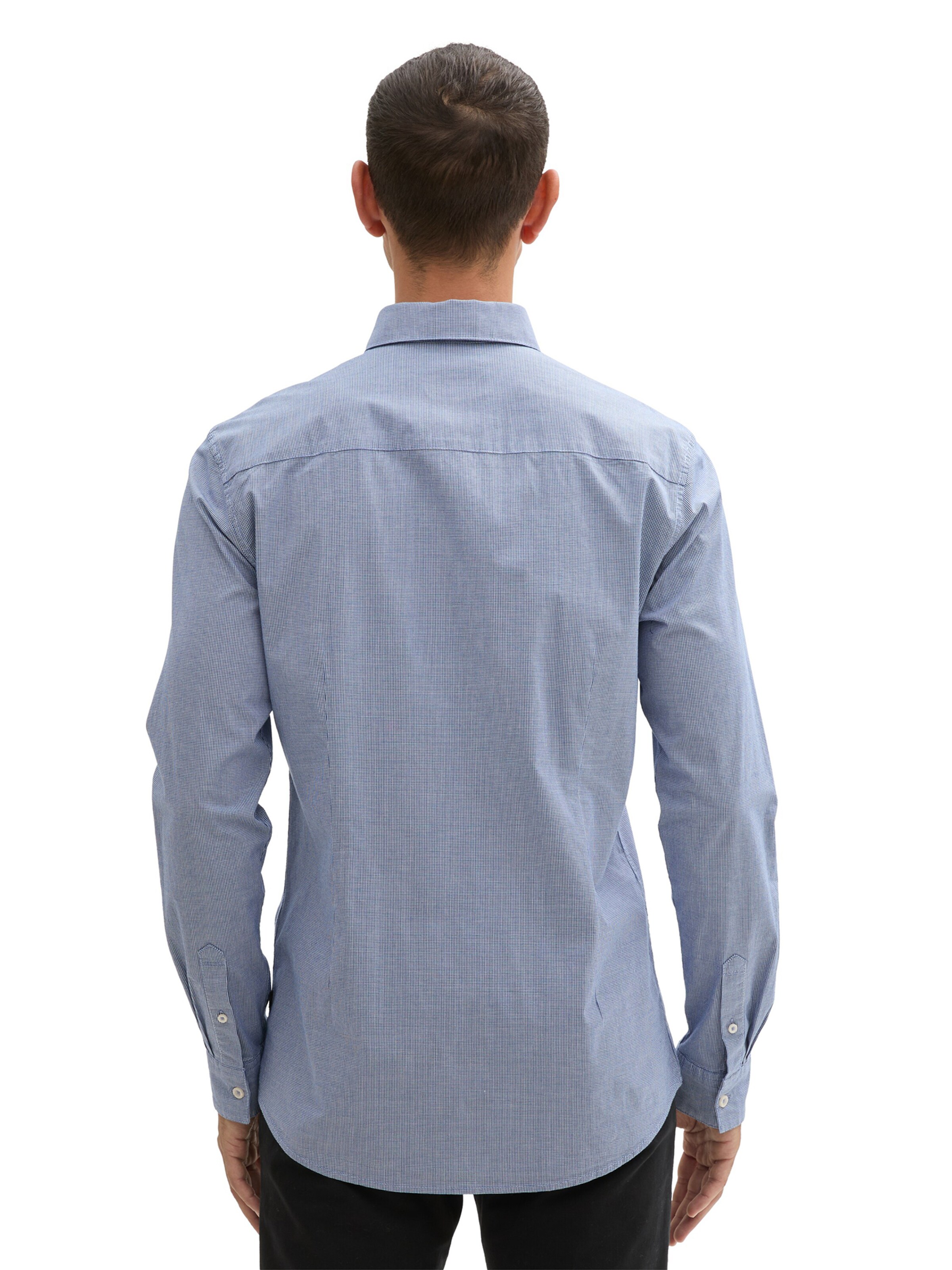 TOM TAILOR Regular fit Button Up Shirt in Blue