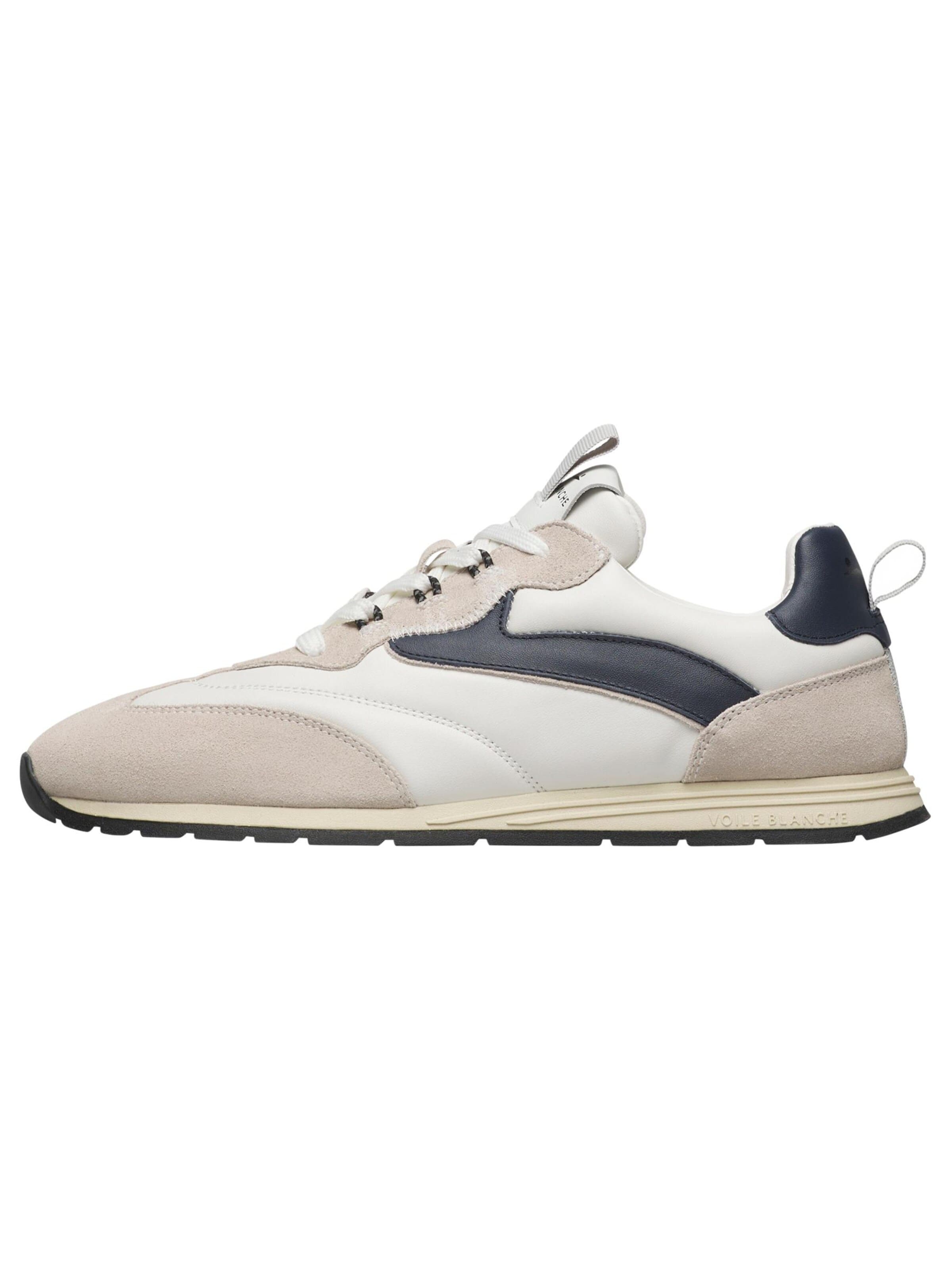 Voile blanche Platform trainers 'PLAY SNEAK M 01.' in White: front