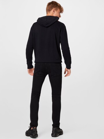 Coupe slim Jean 'Glenn' JACK & JONES en noir