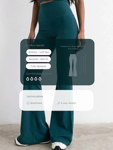 MyLibi Flared Leggings in Groen