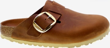 BIRKENSTOCK - Zapatillas de casa 'Boston' en marrón: frente