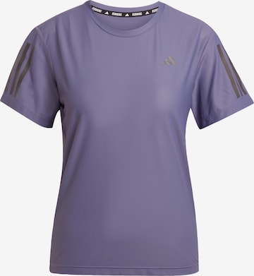 T-shirt fonctionnel 'Own The Run' ADIDAS PERFORMANCE en violet : devant