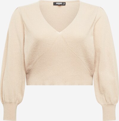 Pulover Missguided Plus pe bej, Vizualizare produs
