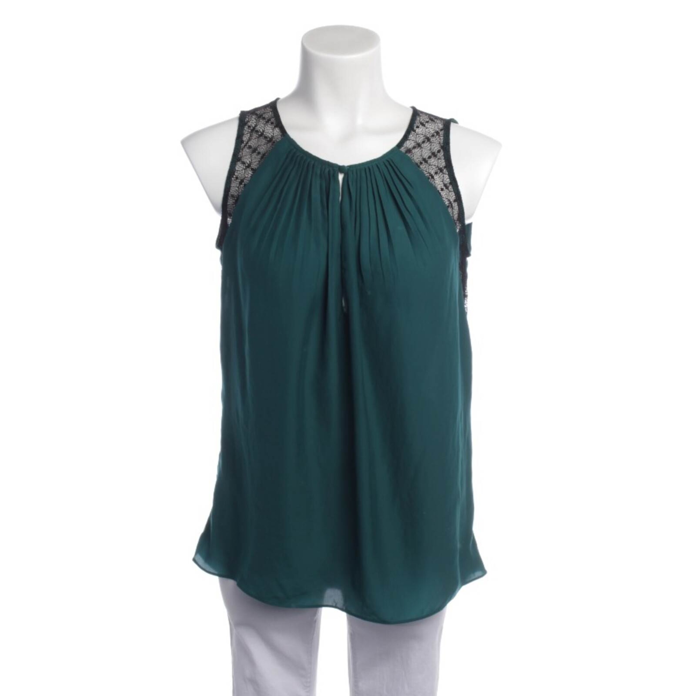 Sandro Top & Shirt in XS in Green: front