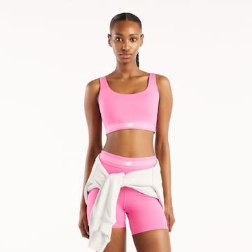 new balance Bustier Sport bh 'AC Train Bra' in Roze: voorkant