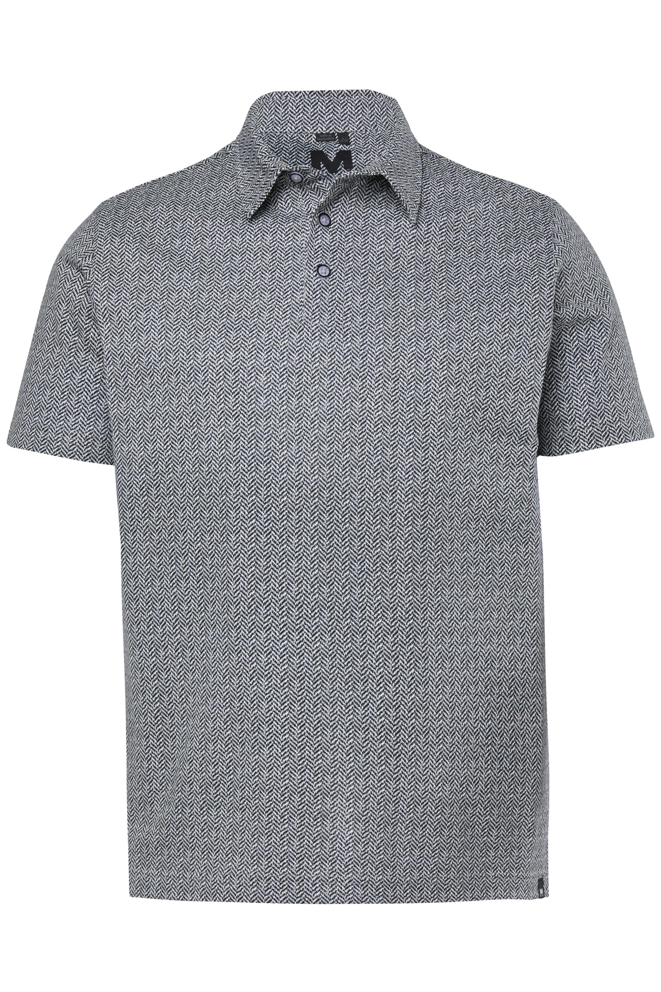 Men Plus Shirt in Grau: Vorderseite