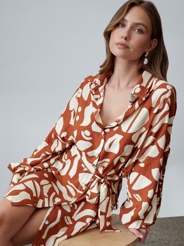 St MRLO Shirt dress 'Bligh' in Brown: front
