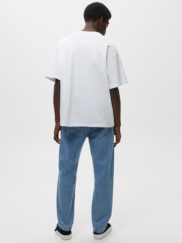 Pull&Bear Loosefit Farmer - kék