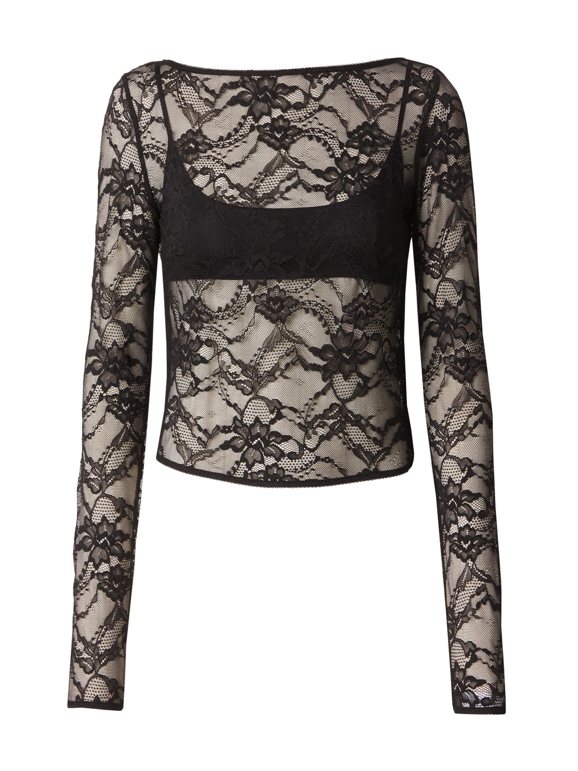 PATRIZIA PEPE - Camiseta en negro: frente