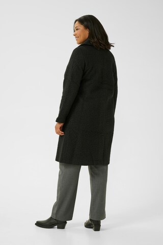KAFFE CURVE Between-seasons coat 'Anni' in Black