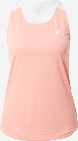 rožinė ASICS Sportiniai marškinėliai be rankovių: priekis