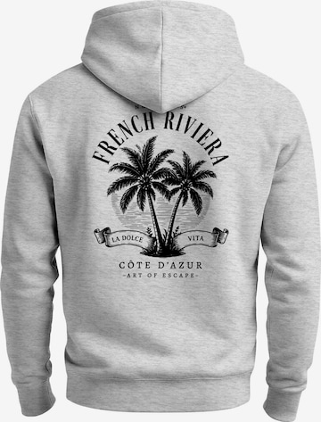 Neverless Sweatshirt 'French Riviera' in Grau: Vorderseite