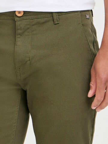 BLEND Slim fit Chino Pants 'Natan' in Green
