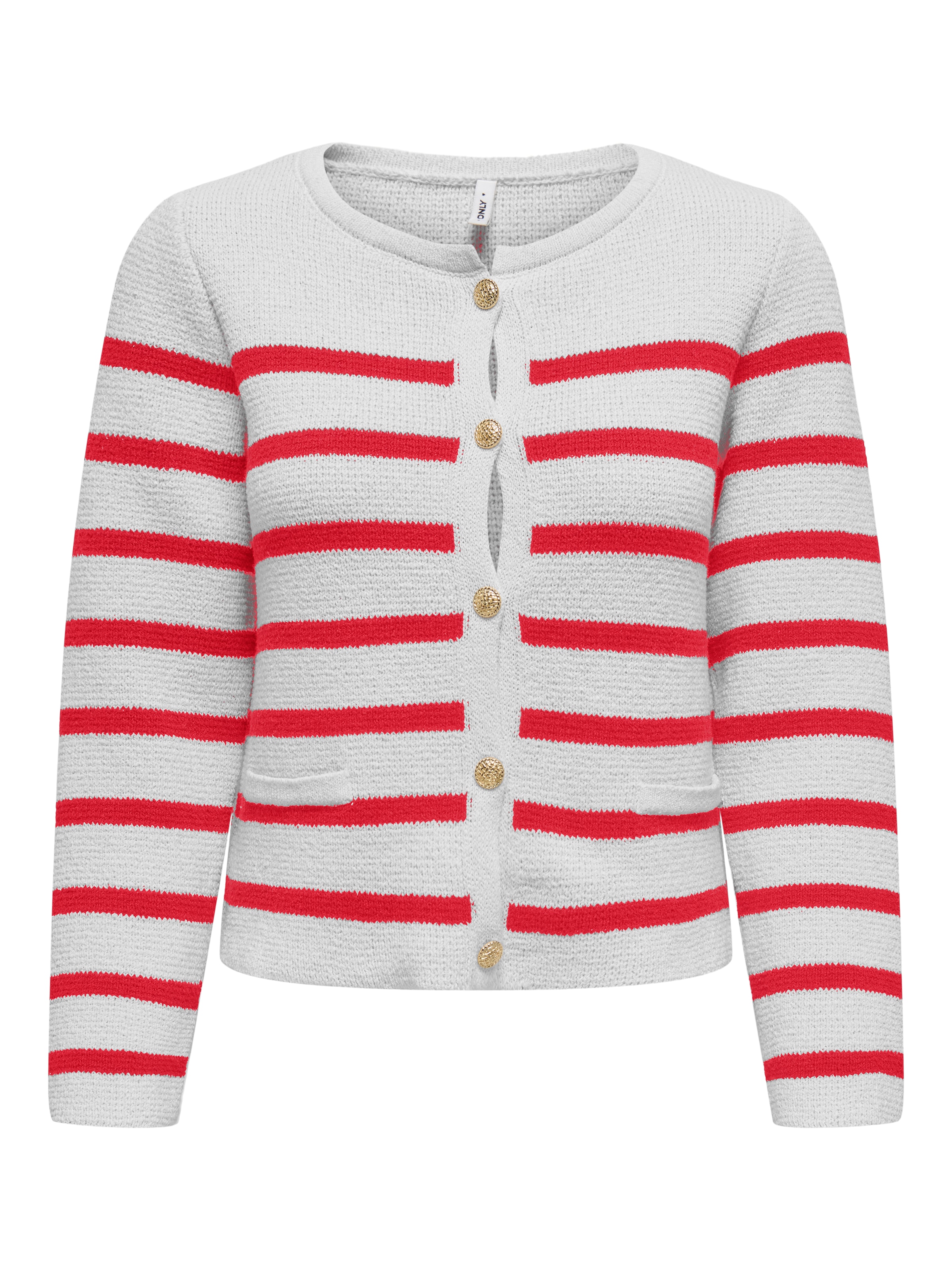 Cardigan 'ONLLAURA' ONLY en blanc : devant