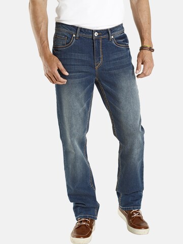 Jan Vanderstorm Loosefit Jeans 'Jani' in Blauw: voorkant