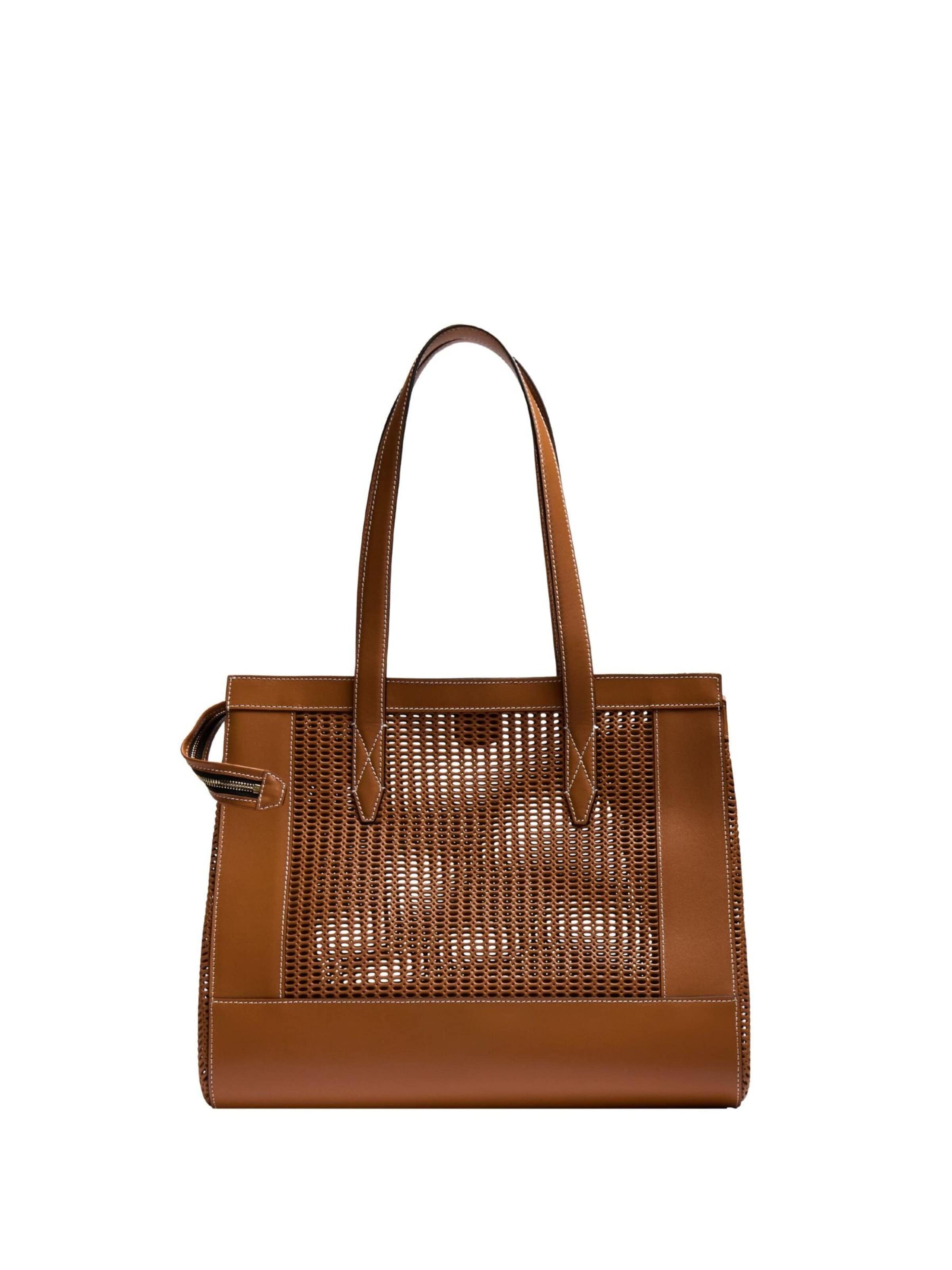 Lancel Torba shopper 'Shopping L Jour Animation Ajouree Camel Femme' w kolorze brązowy