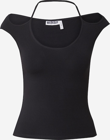 WEEKDAYMajica 'Sally' - crna boja: prednji dio